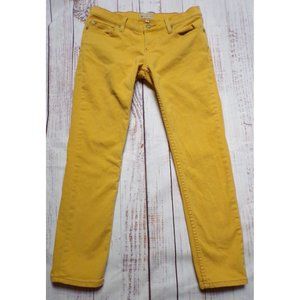 Roxy Denim Womens Jeans Size 7/28 Skinny Low Rise 5-Pocket Yellow - 231433
